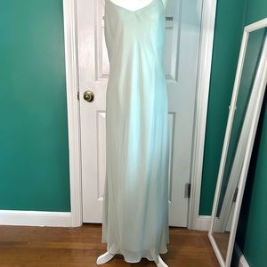 Cattiva 100% Silk Mint Long Gown Size 6